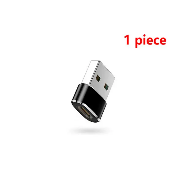 1/3/5/10pcs USB OTG Male To Type C Female Adapter Converter, Type-C Cable Adapter for Nexus 5x6p Oneplus 3 2 USB-C, Data Charger