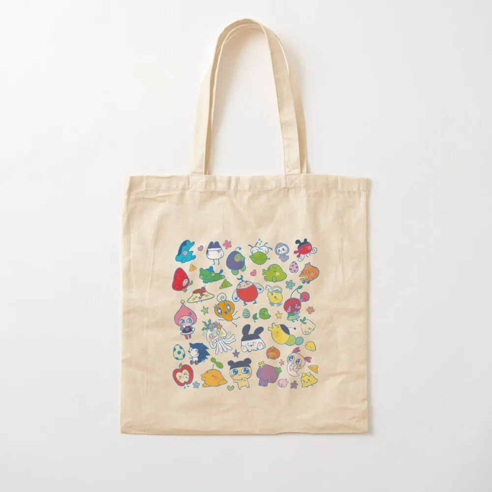 

Tamagotchi Friends Tote Bag women bag personalized tote canvas tote bag screen