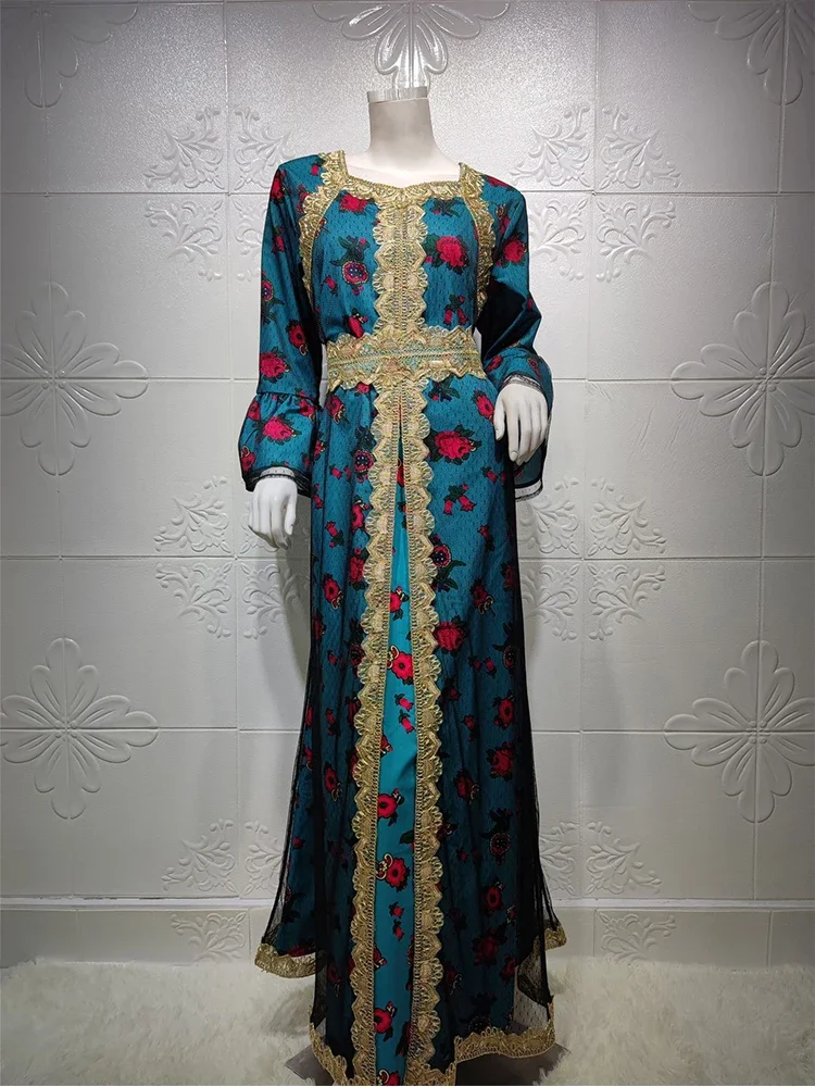 wulend Embroidered Abaya Dress 5