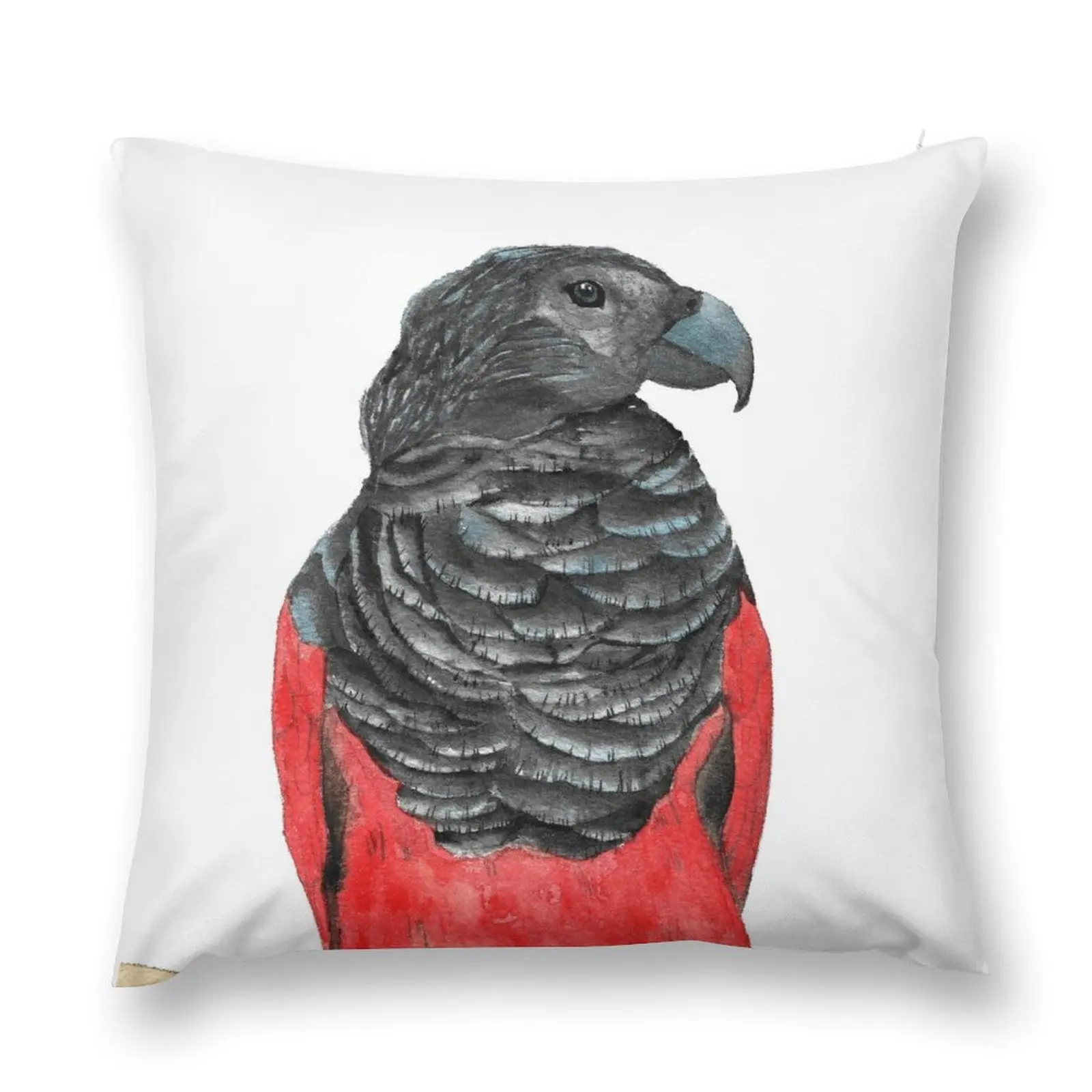 

dracula parrot watercolor Throw Pillow Decorative Sofa Cushions home decor items pillow