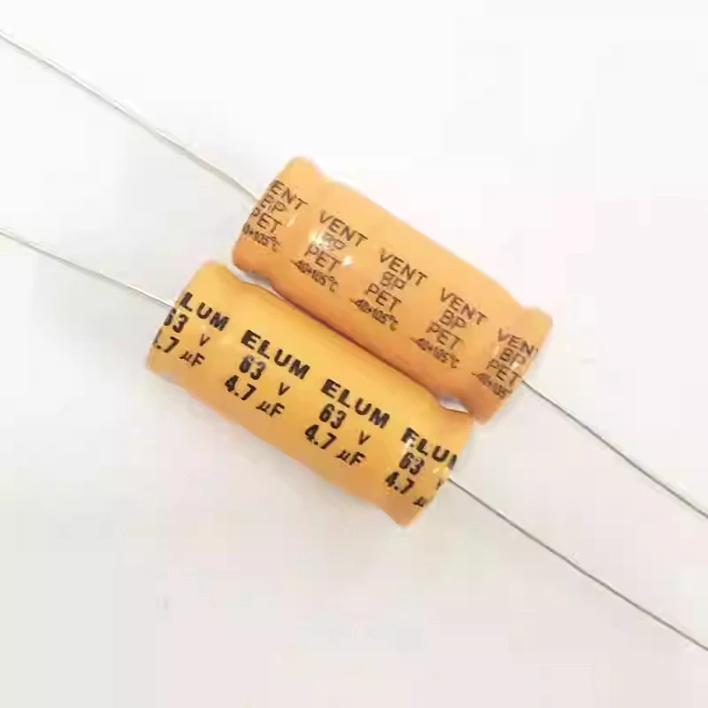 5pcs ELUM original genuine 100v4.7uf BP non-polar high-frequency divider 50v4.7uf 13X31mm
