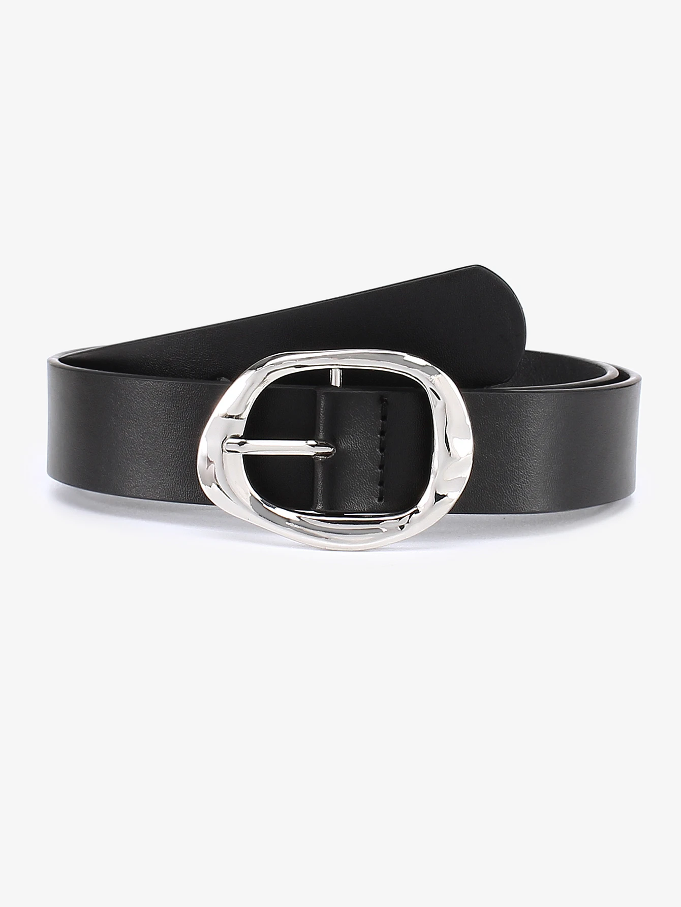 1pcs Women  PU Leather Belt Waist Belt with Metal Buckle for Pants Jeans Dresses