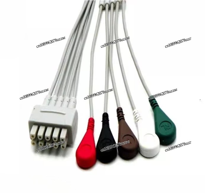 E9008LA خمسة الرصاص مشبك نوع ECG سلك الرصاص VS نوع سلك الرصاص VS نوع سلك الرصاص المتكامل #1