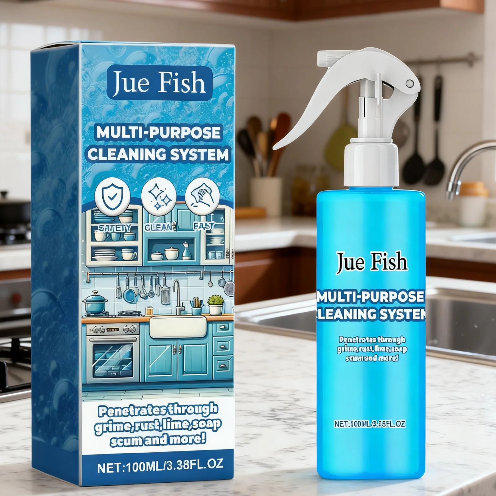 

Oil Stain Bubble Cleaner Stove Hood Stain Remover Grill Oven Grease Cleaning Cookware Rust Removal Household Dirt Cleaning Spray