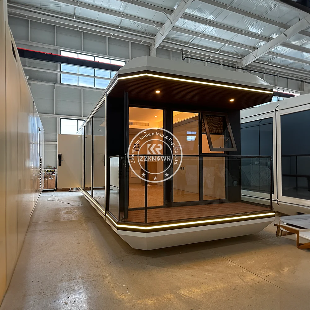 Prefab Office Pod Container House Z prefabrykowana kapsuła Hote Luksusowa kapsułka kosmiczna z inteligentnym systemem