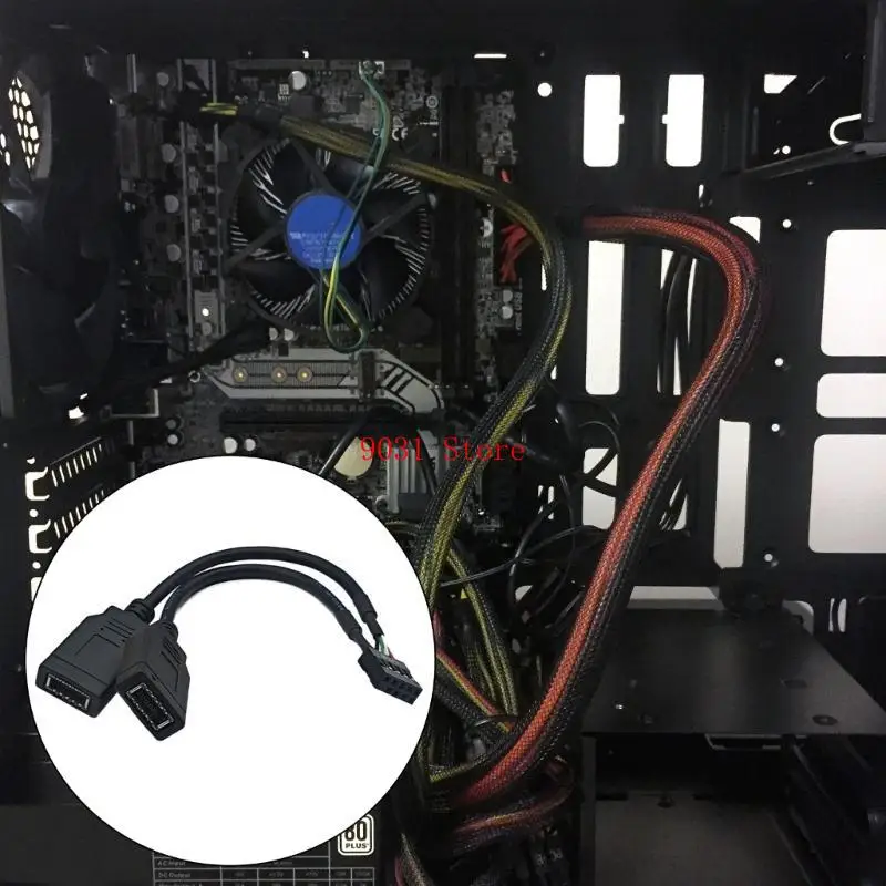 USB2.0 9pin tecla tipo e doble E Cable Convadores Tipo C cable Cable