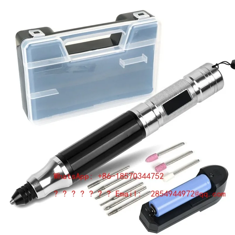 Miniature Mini Electric Drill Rechargeable Small Electric Grinder Engraving Pen Wenwan Grinding and Polishing