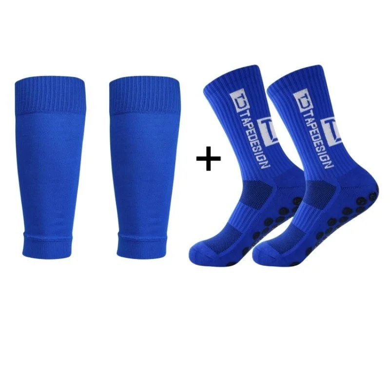 1 Set of High-quality Adhesive Non Slip Socks and Leg Guard Fixed Socks