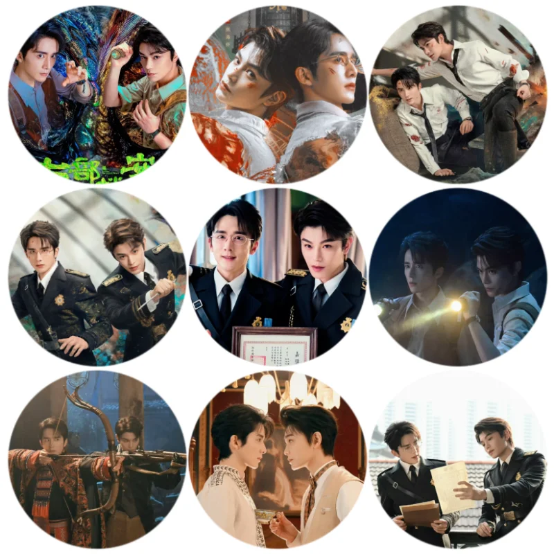 conjunto-de-9-pecas-pins-decorativos-para-bolsas-com-imagens-de-ding-yuxi-zhang-xincheng-jiang-peiyao-e-recortes-de-drama-de-misterio-de-nanyang-arquivos-de-tv
