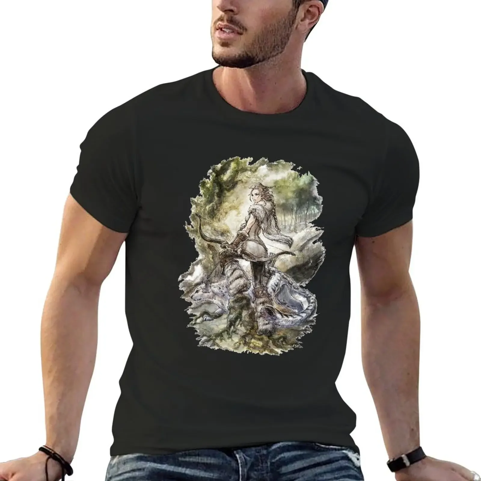 

H'aanit T-Shirt summer top designer shirts men clothes