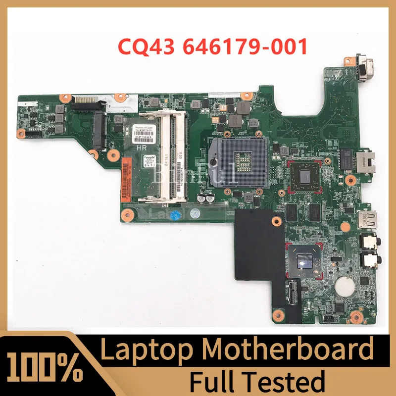 

646179-001 646179-501 646179-601 Mainboard For HP CQ43 Laptop Motherboard 216-0809024 SLJ4P HM65 100% Full Tested Working Well