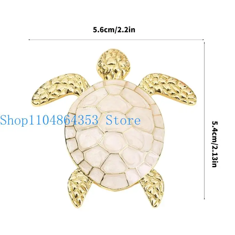652F Tortoes Tortoise Safe Tortoes Pin Supervatected Sevenced Seleved Jewelry Brooch for Gift Giving Givers