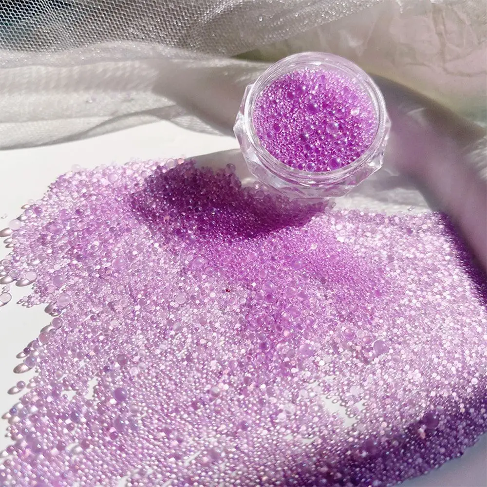 

Круглые хрустальные аксессуары для маникюра, орнамент, бусина-русалка, подвески для ногтей, пузырьковая бусина, 3D украшения для дизайна ногтей, стразы