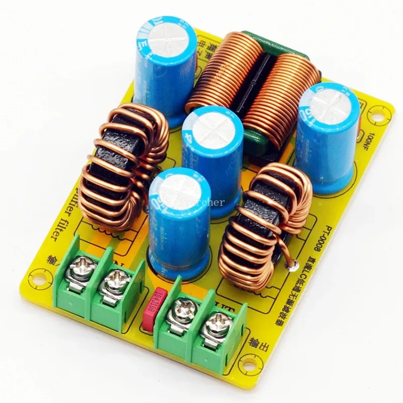 

Nvarcher EMI Filter DC LC Low Pass EMC Car Audio High Frequency Switching Power Supply