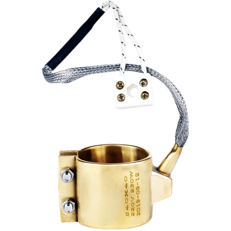 

220 В латунный нагреватель сопла, электрическое нагревательное кольцо, нагревательный элемент для литья под давлением 25x40/40x40/42X35/42X40/42X50/42X60 мм