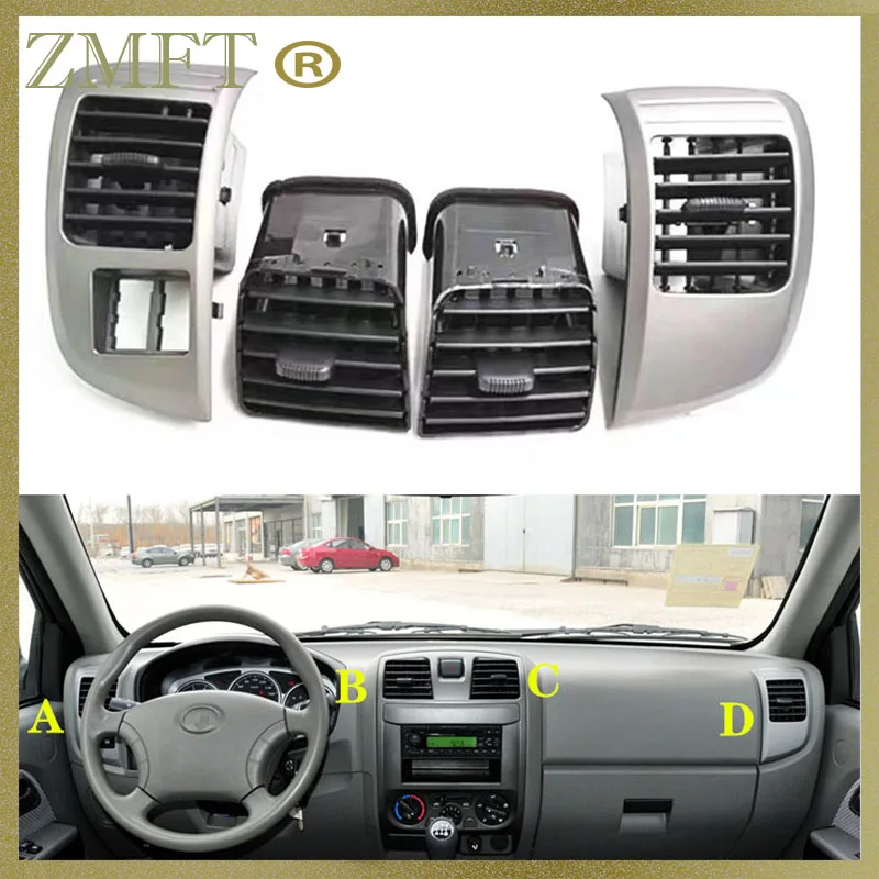 Car A/C Air Conditioner Vent Outlet For Great Wall Wingle 3/5 Dashboard Vent Air Nozzle Plate Frame Panel