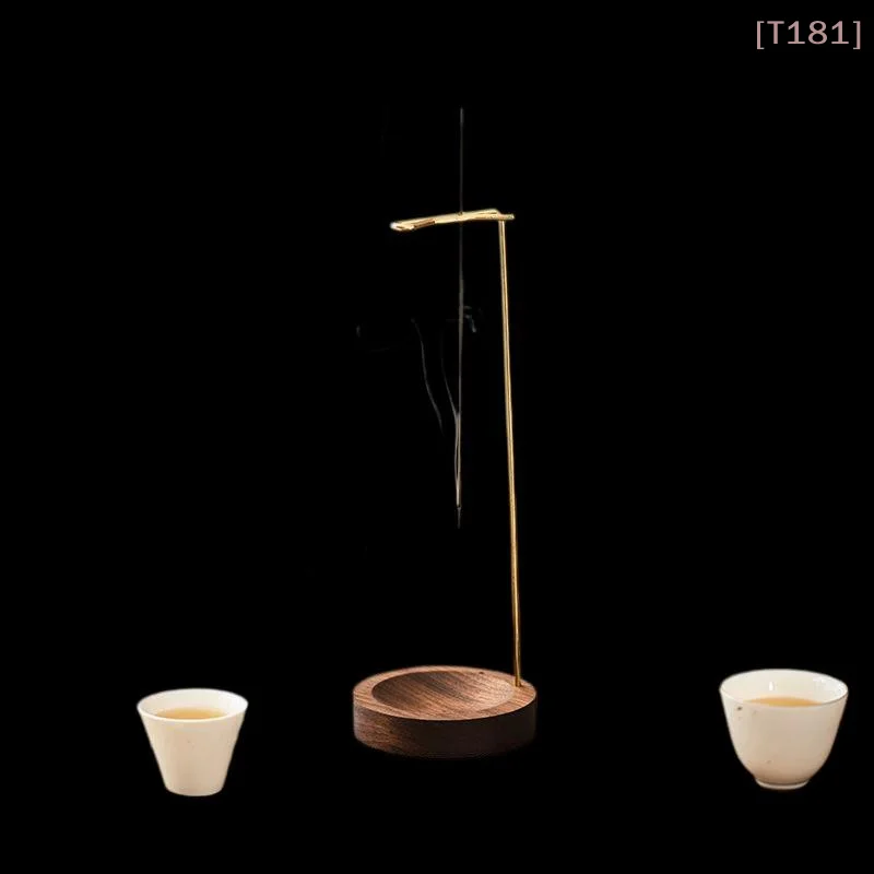 [E] Creative Upside Down Incense Burner Incense Stick Holder Wooden Anti-Ash Design Incense Stick Meditation Spa Room Home Decor
