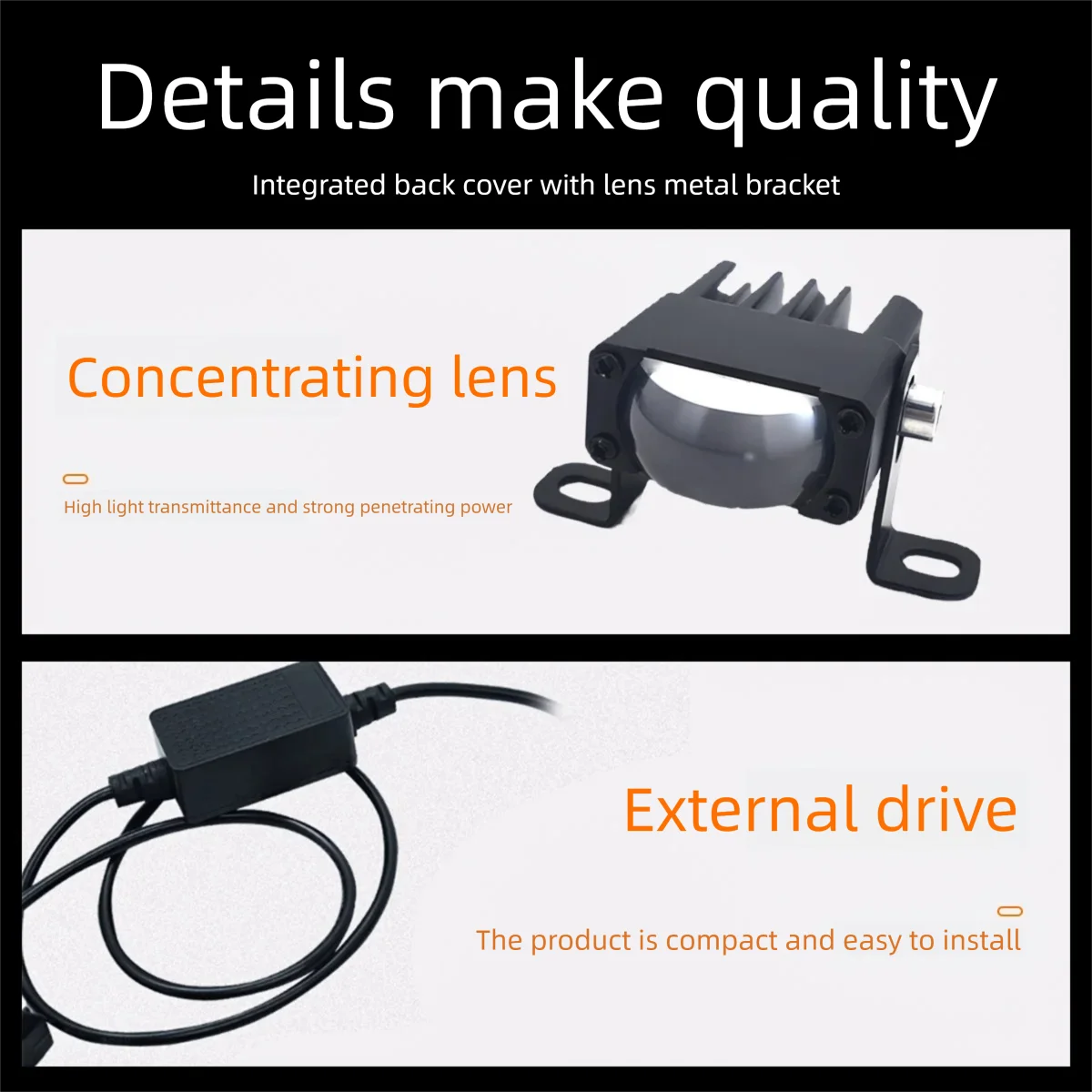 2 مصباح أمامي LED، مصابيح ضباب ممتصة للصدمات، مصابيح شبكية، مصابيح عمل، مصابيح قيادة صغيرة، وأضواء مساعدة للسيارة والدراجات النارية