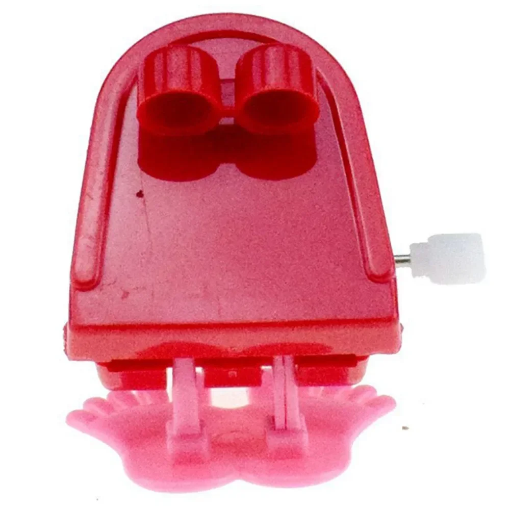 1pc Novelty Funny Walking Tooth Shape Mini Clockwork Jumping Teeth Toys Parent-child Interaction Decompression Children Gifts