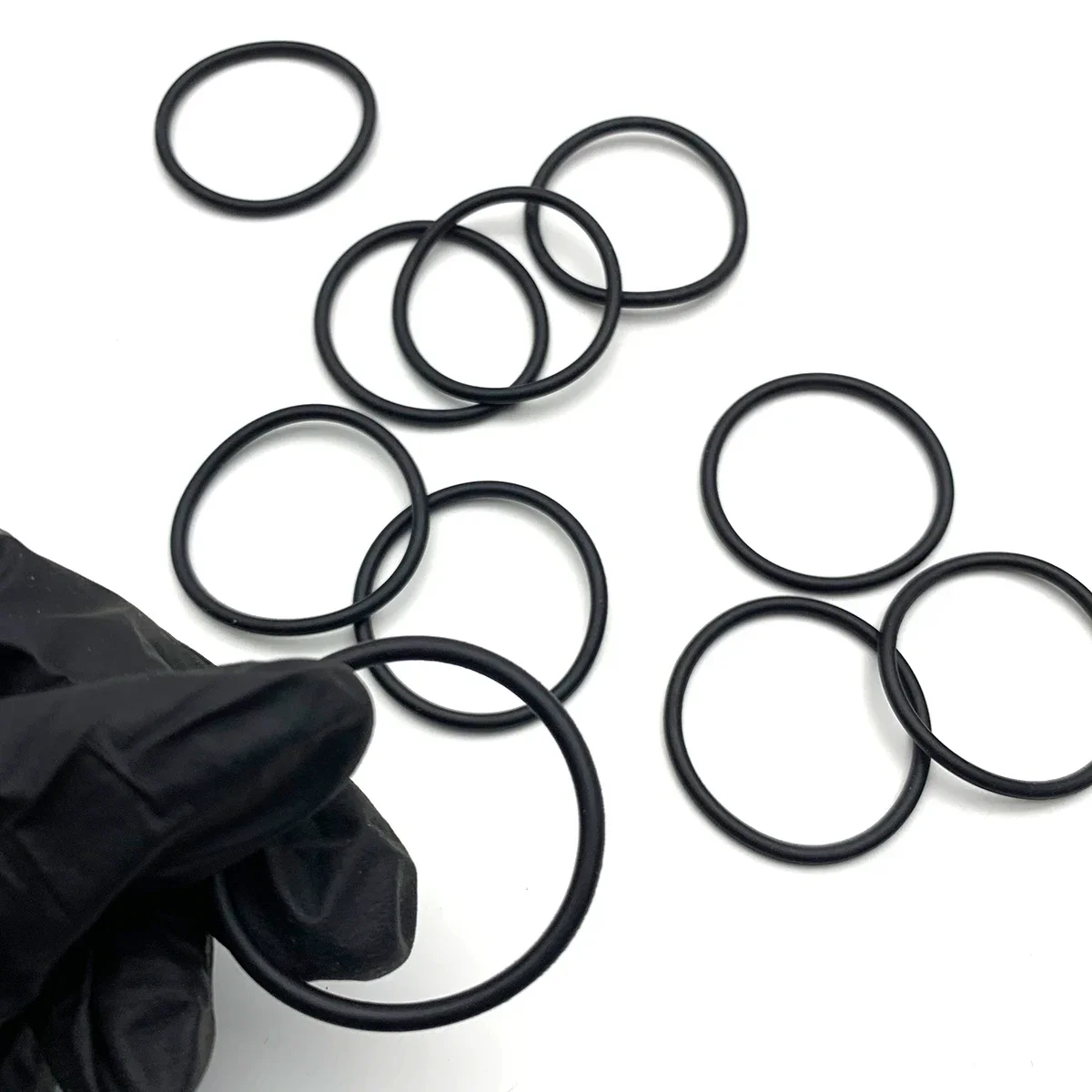 Multiple Specifications Available with 20 NBR O-rings CS 1.8mm ID 1.8~60mm Instrument Pneumatic Rubber Seals