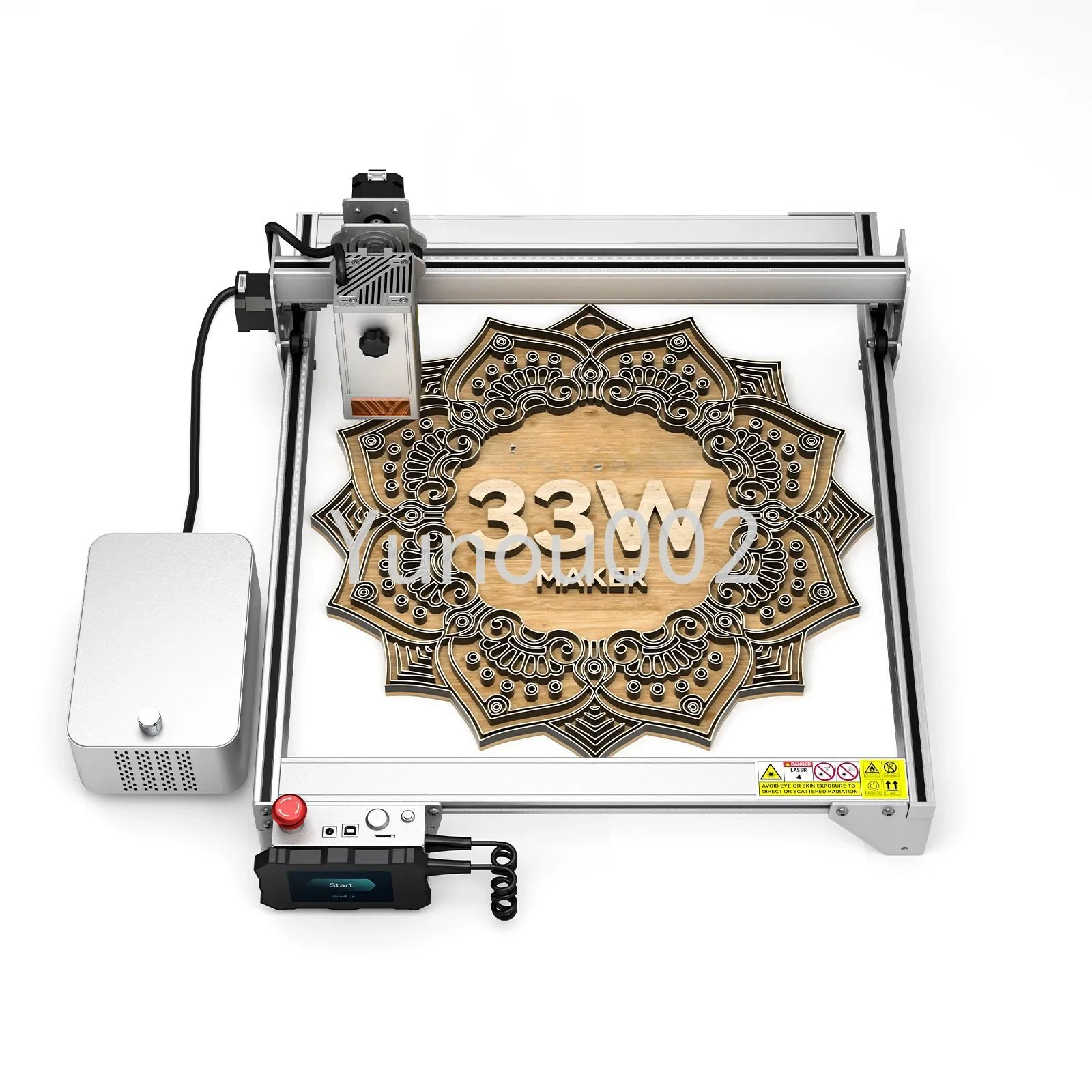 X30 Pro Powerful 160W 850mm*800mm Laser Engraving Cutting Machine DIY 33W Output CNC Metal Engraver Dual Air Assist A