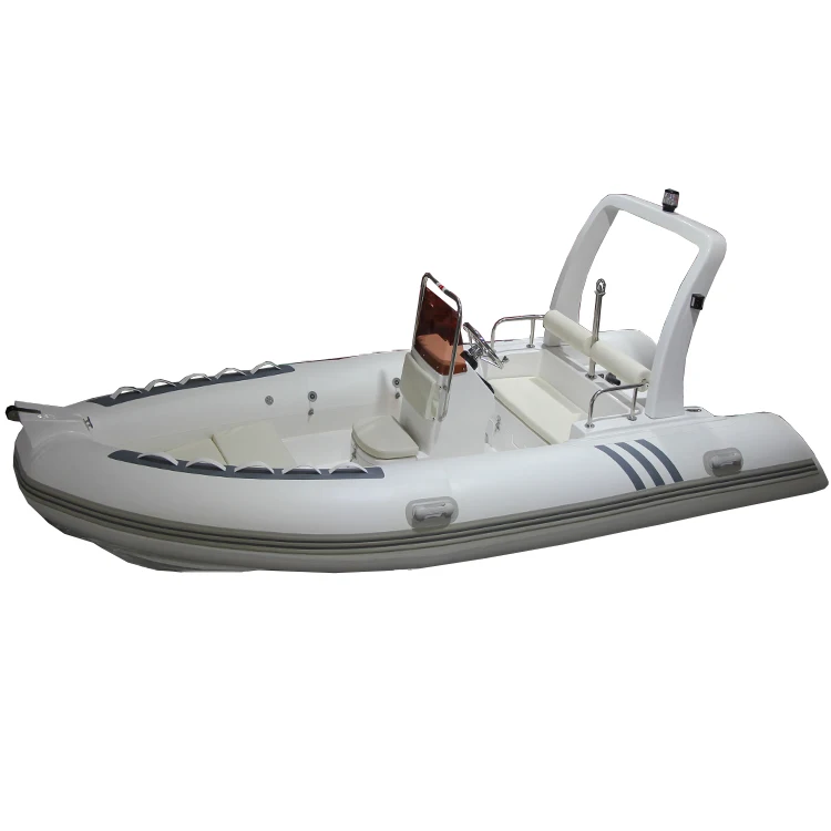Qingdao Factory Customization Rib-480 Fishing Sports Boat Semi-rigid Hull Inflatable Boat For Sale