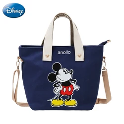 Disney Cartoon Children's Shoulder Bag Cute Mickey Mouse Print Girls Messenger Bag Fashion Kindergarten Bag Boys Kids Handbag