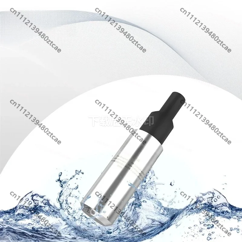 GLT500 0-200m Submersible Water Level Transducer, Piezoresistive Silicon Analog Stainless Steel Liquid Level Sensor