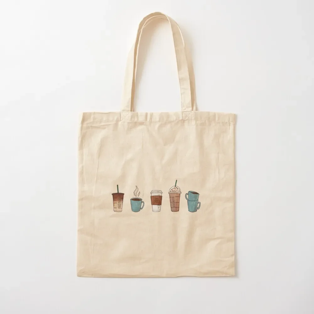 

Coffee Tote Bag canvas shopping bag shopping bag custom tote