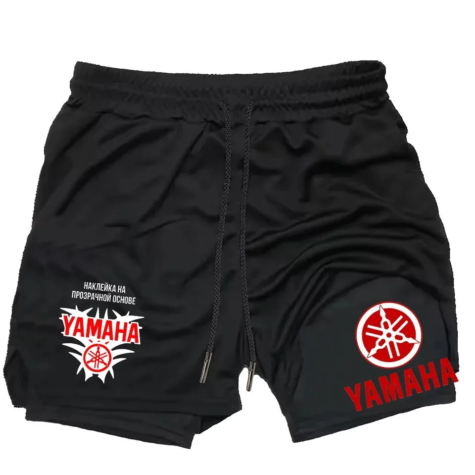 Latest Men's Morning Jogging Sportswear Fashion Couple Style Single Layer Shorts - Motorcycle Brand Yamaha - Men's Two-Piece Sho
