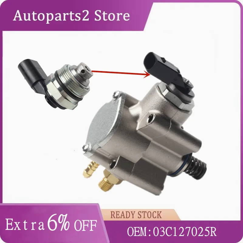 03C127025R HFS853-01 High Pressure Fuel Pump For AUDI A3 Skoda OCTAVIA VW EOS GOLF PLUS JETTA PASSAT TOURAN 1.6 FSI 2003-2010