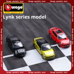 Bruago1:64 Lynk Co Alloy Simulation Car Model Static New Energy Vehicle Model Decoration Male Force Control Car Toy Gift