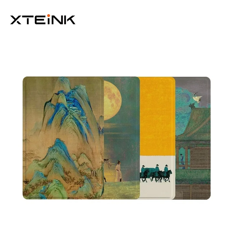 Chinese Style Custom Magnetic Protective Case for XTEINK X4Pro Reader E-Book Case Anti-fall Protective Shell X3 X4 Reader Gifts