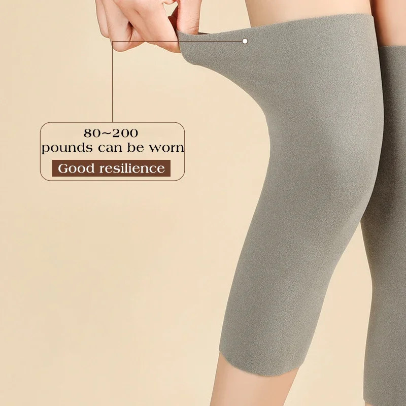 

Winter Woolen Knee Pads Solid Color Warm Knee Cover Women Knee Warmers Prevent Arthritis Keep Warm Kneepad