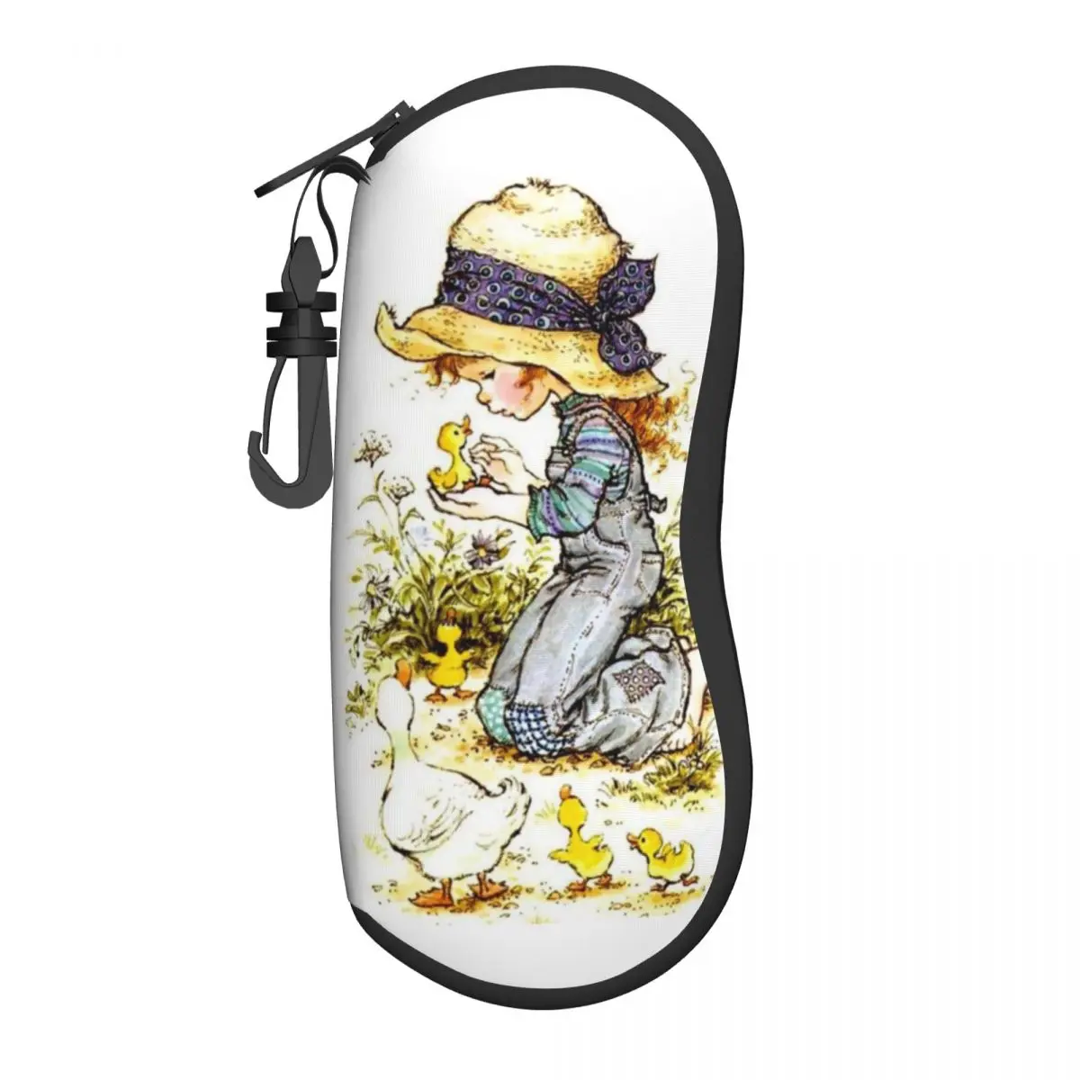 Custom Sarah Kay Glasses Case Stylish Flower Girl Shell Eyeglasses Case Sunglasses Box