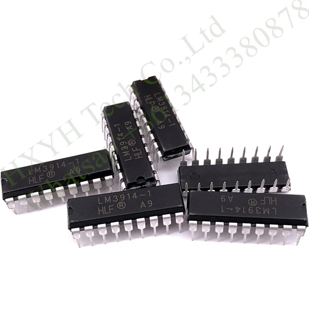 (10pcs/Bag) LM3914N-1 LM3914N DIP-18 LED Bar Graph Display Driver Chip