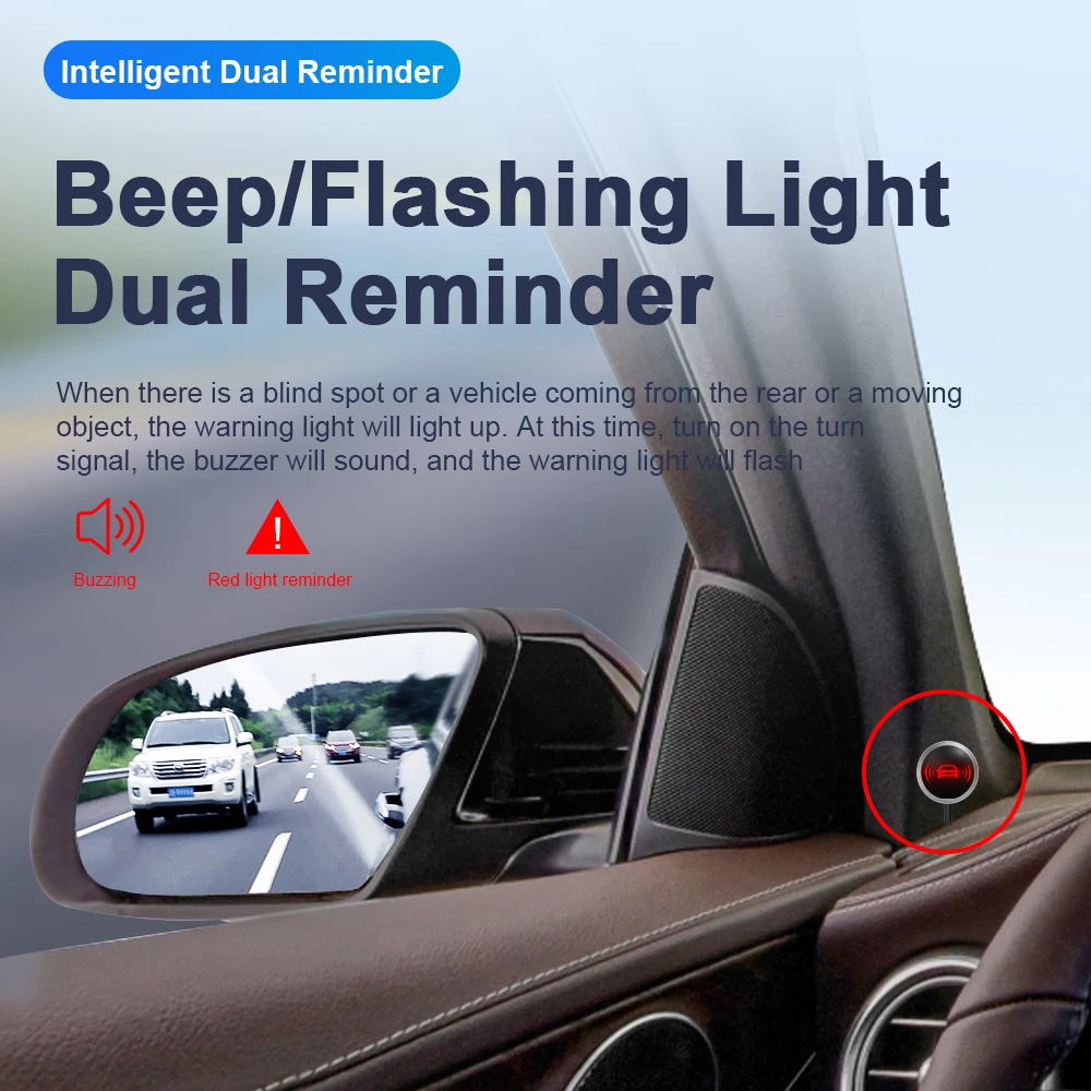 BSD Vehicle Blind Spot Lane Change and Parallel Assist System Blind Spot Monitoring Sensor 77GHz Millimeter Wave Radar Assist