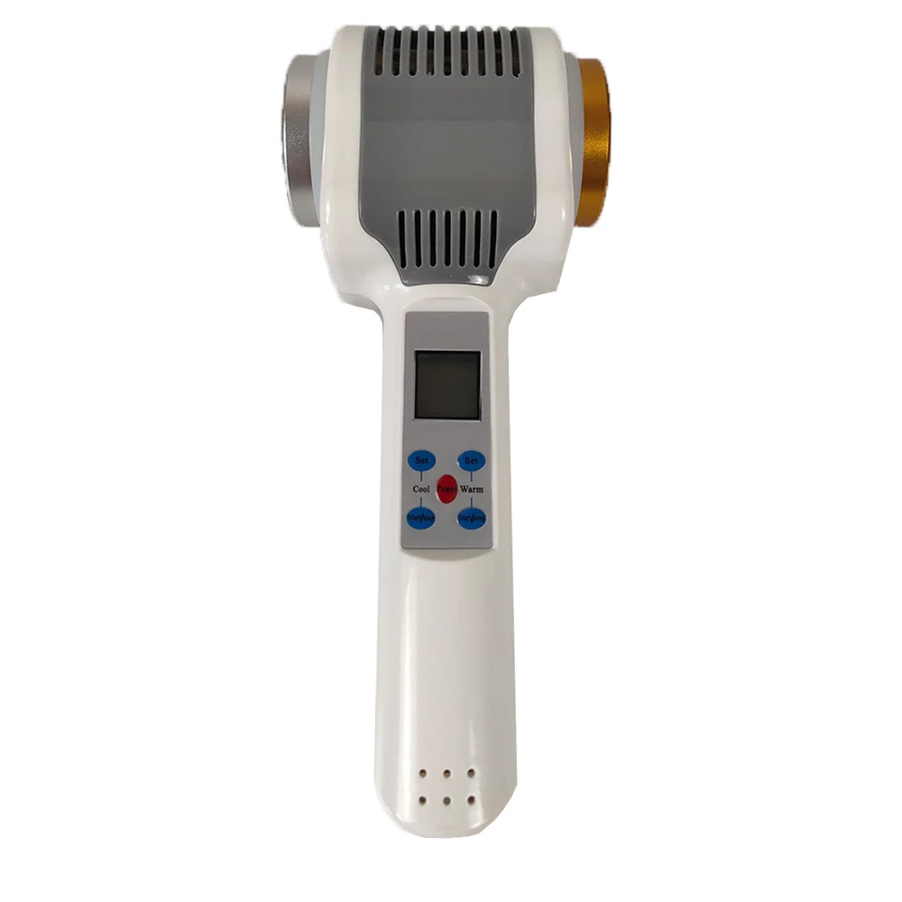 

Hot cold hammer red blue photon minimize pores calm the skin tighten skin care beauty device