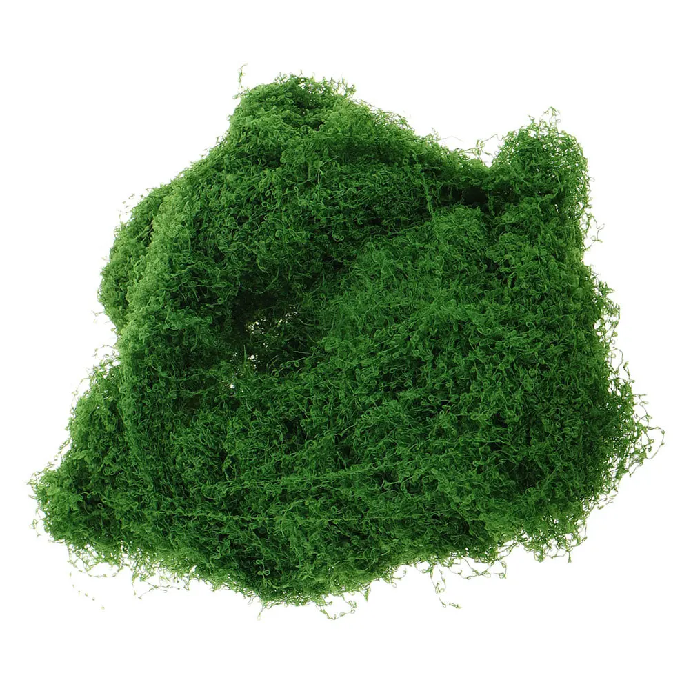 

1 Bag Realistic Artificial Filamentous Moss For Crafts Home Decor Tabletop Centerpiece Diy Micro Landscape Planters Faux Moss