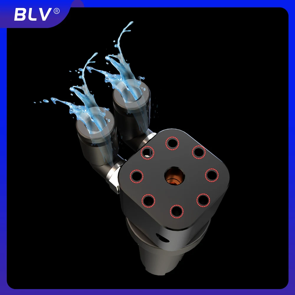 BLV® CHC XL Air Liquid Cooling Hotend high flowrate high speed wear-resistant FDM hotend Compatible VORON Replace Goliath - Image 3