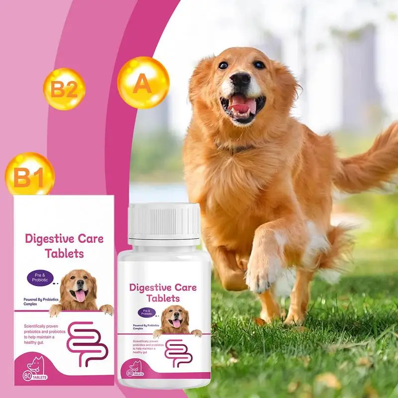 Dog Probiotic Tablets Dog Probiotic Digestive Health Supplement Supplement Tablets Digestive Support Puppy Probiotic For Dogs