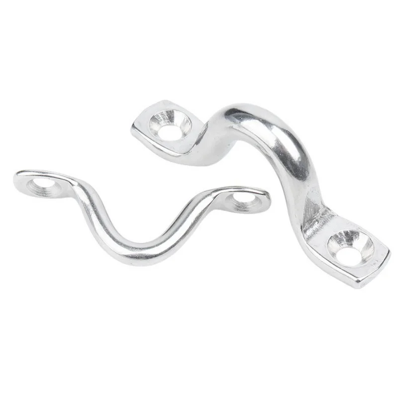 Handle 4/5/6/8/10mm 304/316 Stainless Steel Marine Bow Handle Boat Pad Eye Wire Eye Strap Tie Down Fender Hook M4 M5 M6 M8 M10
