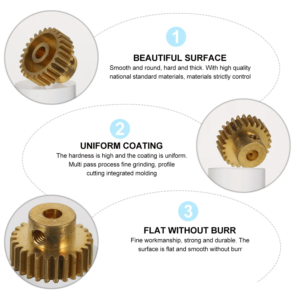 

Металлические шестерни для бесщеточных двигателей премиум-класса, прочные, многоразовые, с большим отверстием, для автомобилей