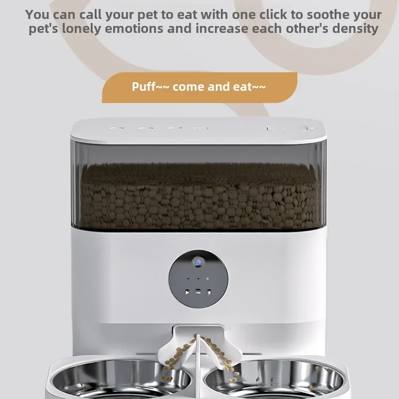 Pet Automatic Feeder APP Remote Operation Smart Pet Automatic Feeder 7L Large Capacity Cat and Dog Food Bowl