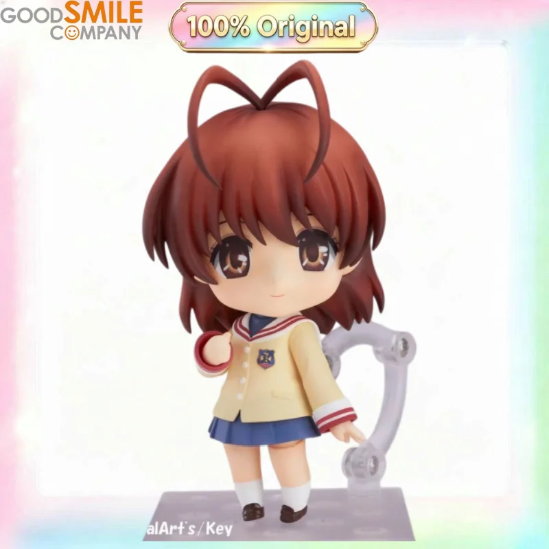 100% Original Good Smile Nendoroid Nagisa Furukawa Figure CLANNAD Classic Anime Sweet School Girl Collection 10cm PVC Anime Coll
