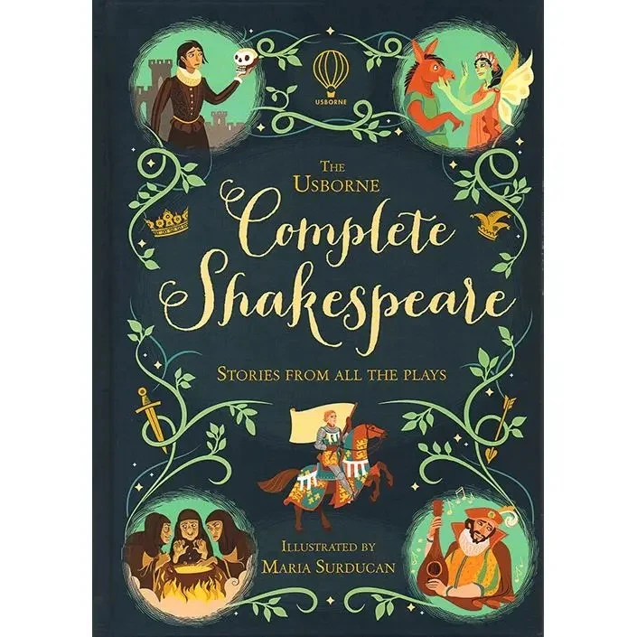 Original English Complete Shakespeare: Stories From All The Plays Children's Full Color Hardcover