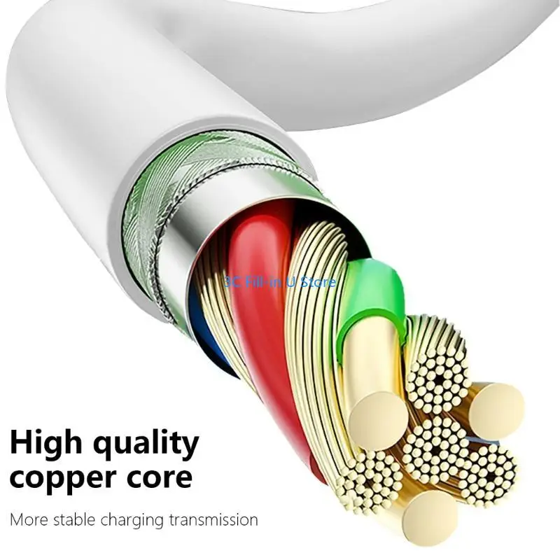 G8TA شحن الكابلات السريع سلك 5A الحالي الذكور USB إلى خط الموصل من النوع C