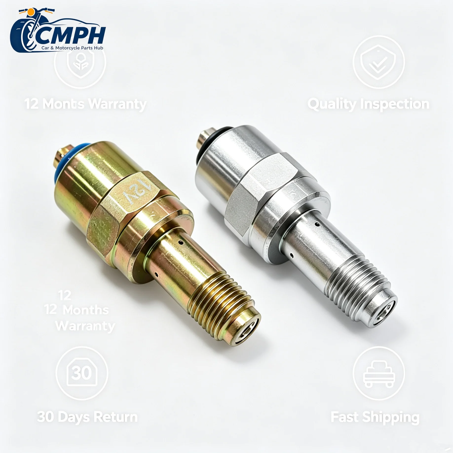 Fuel Cut Off Solenoid Valve 8941748200 9461612339 8905200030 12V 24VOil Return Solenoid for Isuzu Excavator Fuel Shut‑o
