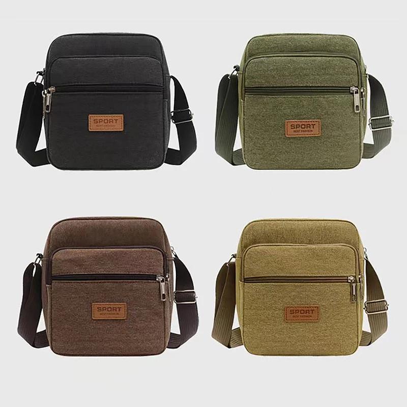 Bolso de hombro de gran capacidad para hombres, mochila de moda versátil, simplicidad de ocio, bolsos cruzados para hombres