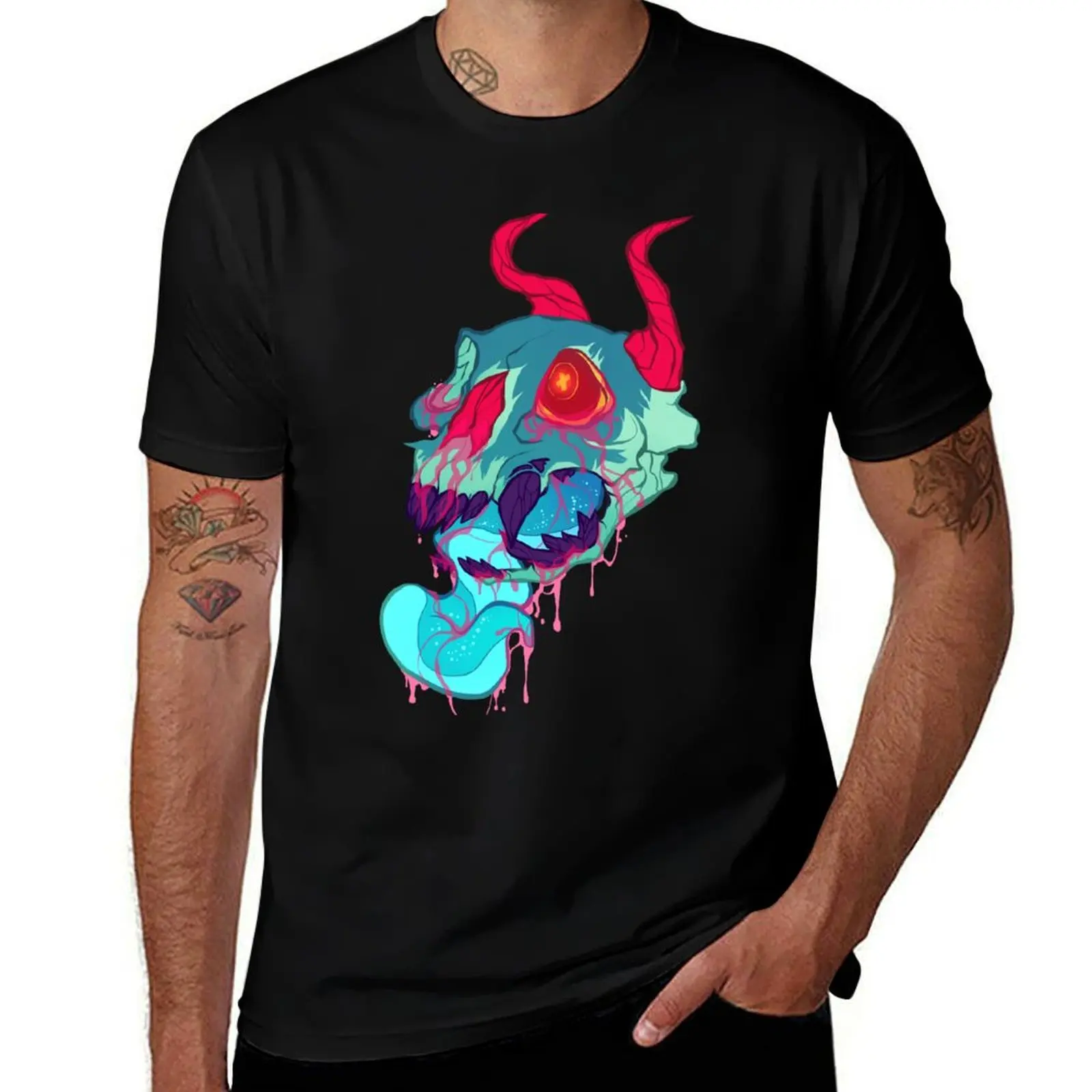 skull T-Shirt Basic Lightweight Short Sleeve Tee T-Shirt